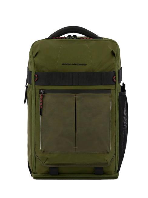 PIQUADRO ARNE  15.6" PC bike backpack GREEN - Laptop backpacks