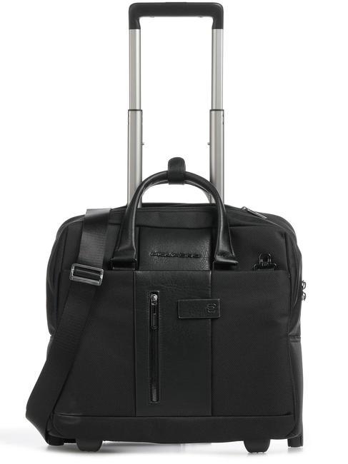 PIQUADRO BRIEF 2  Pilot trolley with 15.6" PC holder Black - Trolley Pilot Case - Buy Online!