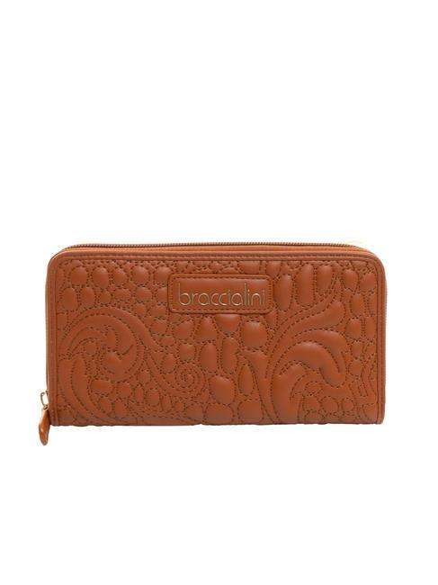 BRACCIALINI GINGER Large quilted wallet brown - Women’s Wallets