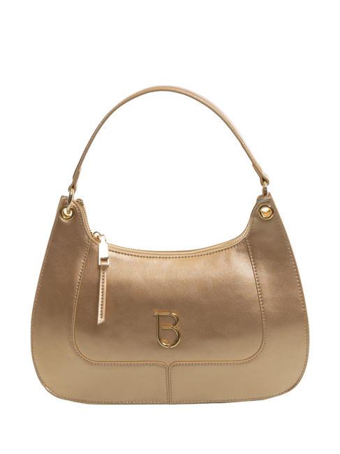 TOSCA BLU NINFEA Leather shoulder bag gold - Women’s Bags