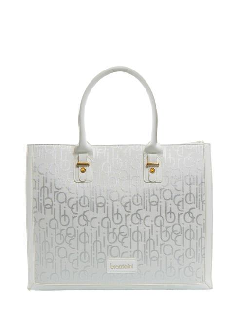 BRACCIALINI FONT Tote bag with shoulder strap white - Women’s Bags