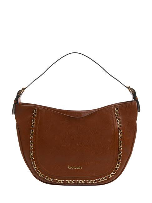 BRACCIALINI NORA Leather bag bag brown - Women’s Bags