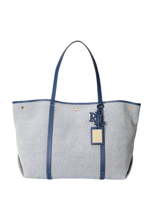 RALPH LAUREN EMERIE Maxi canvas tote bag navy8 - Women’s Bags