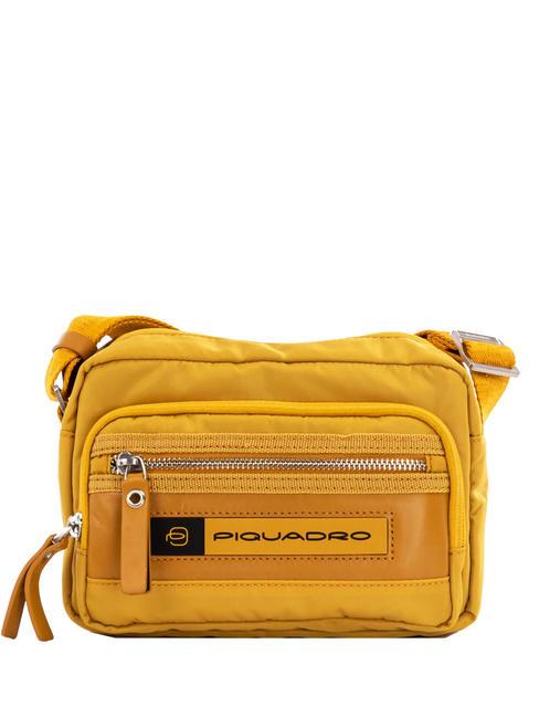 PIQUADRO PQ-BIOS  PQ-BIOS Shoulder strap in regenerated nylon Yellow - Over-the-shoulder Bags for Men