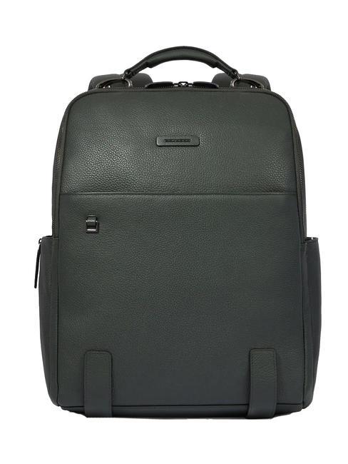 PIQUADRO MODUS SPECIAL Leather backpack for PC15.6 " GREEN - Laptop backpacks