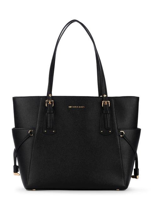 MICHEAL KORS VOYAGER Shoulder leather tote bag black - Women’s Bags