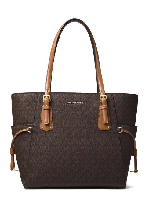 MICHEAL KORS VOYAGER Shoulder tote bag brown - Women’s Bags