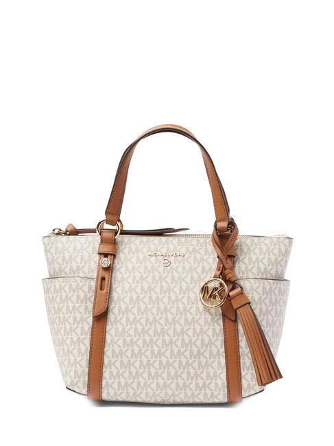 MICHAEL KORS SULLIVAN Hand bag with shoulder strap vanilla/acrn - Women’s Bags
