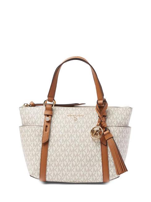 MICHEAL KORS SULLIVAN Hand bag with shoulder strap vanilla/acrn - Women’s Bags