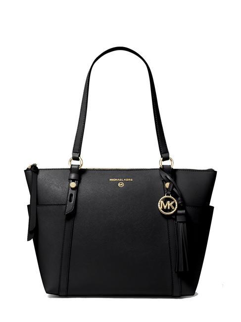 MICHEAL KORS SULLIVAN Medium leather shoulder tote bag black - Women’s Bags