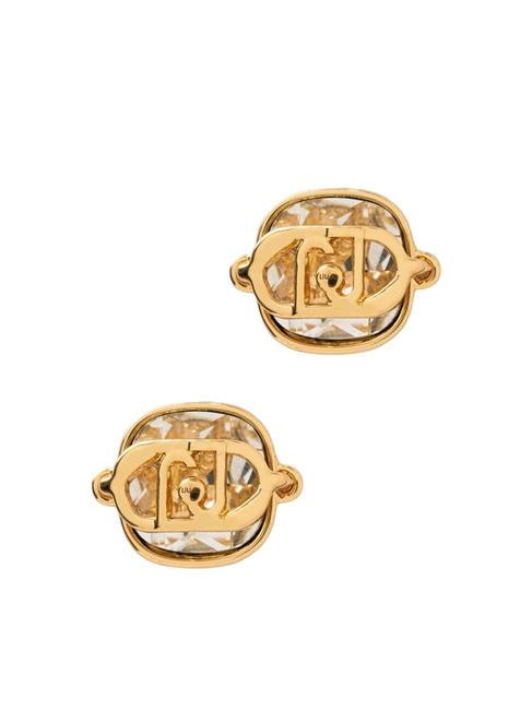 LIUJO CRYSTAL Lobe earrings gold rose - Earrings