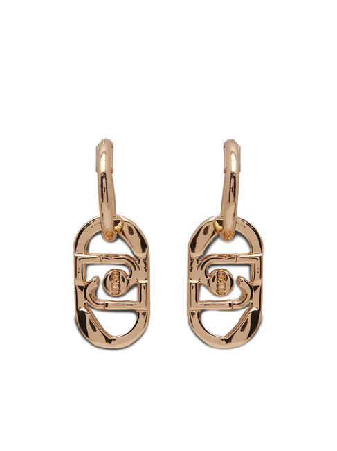 LIUJO LOGO Drop earrings gold rose - Earrings