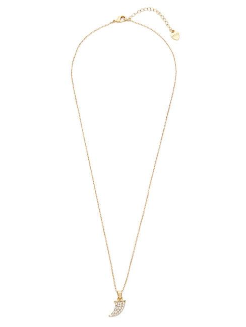 LIUJO CRYSTAL SHARK Necklace gold rose - Necklaces
