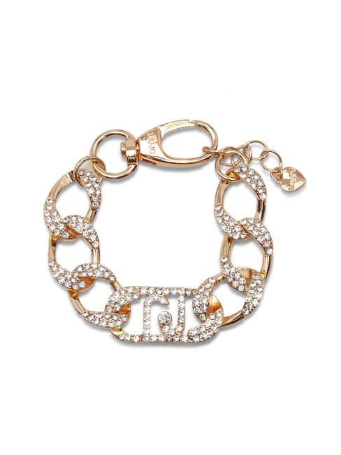 LIUJO CRYSTAL CHAIN Bracelet gold rose - Bracelets