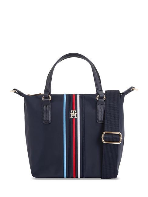 TOMMY HILFIGER POPPY CORPORATE Hand tote bag with shoulder strap space blue - Women’s Bags