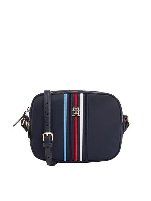 TOMMY HILFIGER POPPY CORPORATE Small shoulder bag space blue - Women’s Bags