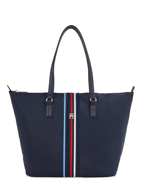 TOMMY HILFIGER POPPY CORPORATE Shoulder tote bag space blue - Women’s Bags