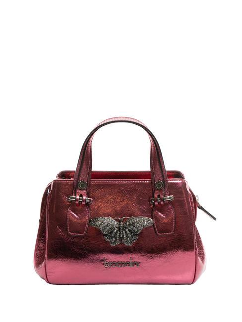 BRACCIALINI ZOE METAL Metallic leather trunk bag fuchsia - Women’s Bags