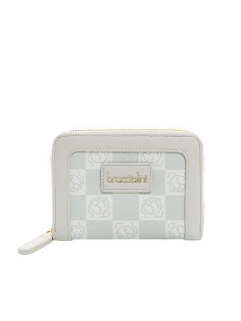 BRACCIALINI MONORANGE Medium zip around wallet white - Women’s Wallets