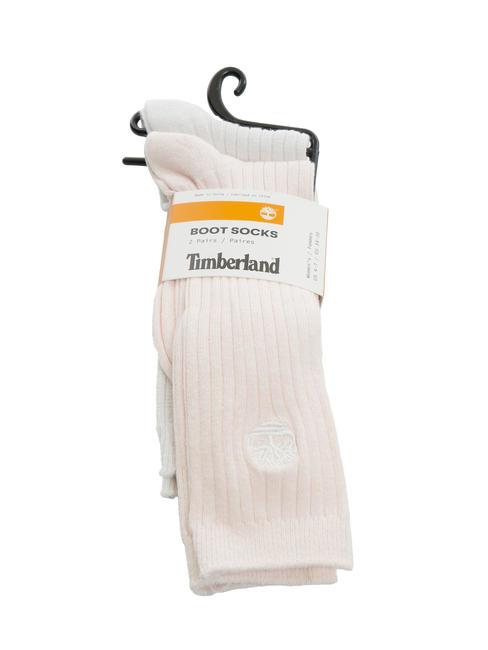 TIMBERLAND PACK RIBBED 2 pairs of socks cameo rose - Women's Socks