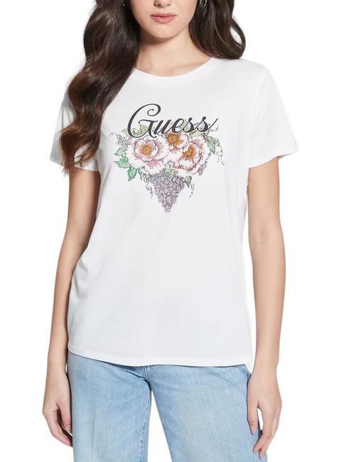 GUESS GRAPE WINE T-shirt with print purwhite - T-shirt