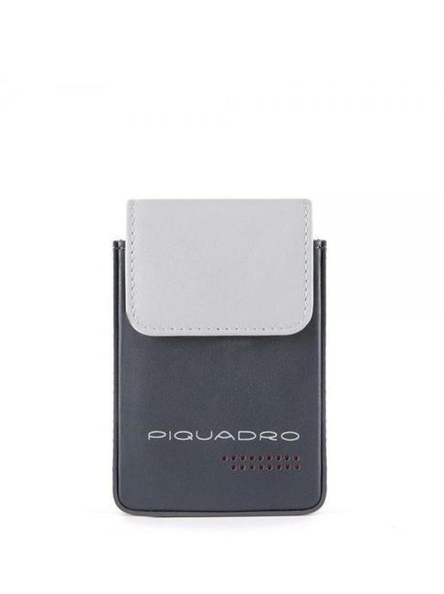 PIQUADRO URBAN Leather card holder Grey - Men’s Wallets