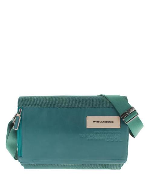 PIQUADRO ADE Messenger for PC 13 " GREEN - Work Briefcases