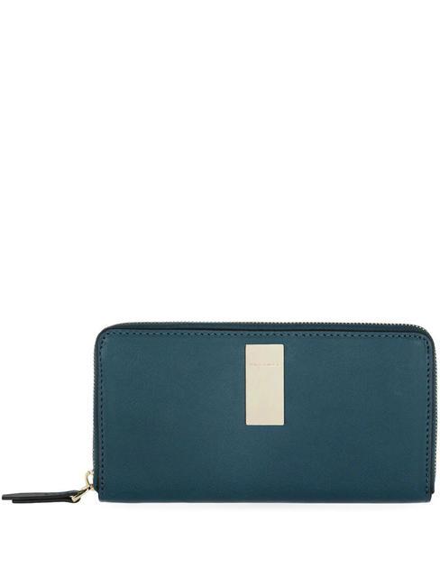 PIQUADRO DAFNE Zip around wallet teal 2 - Over-the-shoulder Bags for Men