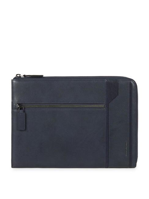 PIQUADRO KOBE Leather tablet case blue - Women’s Bags
