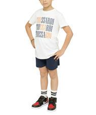 TRUSSARDI ROJI Cotton t-shirt and Bermuda shorts set - Children's tracksuits