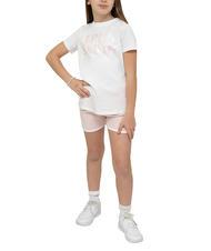 TRUSSARDI LIMEO Cotton t-shirt and Bermuda shorts set - Children's tracksuits