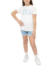 TRUSSARDI LIMEO Cotton t-shirt and Bermuda shorts set - Children's tracksuits