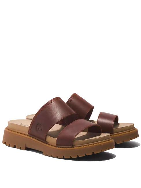 TIMBERLAND CLAIREMONT WAY Sandals dark red full grain - Women’s shoes