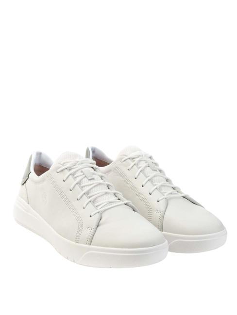 TIMBERLAND SENECA BAY Leather sneakers blanc de blanc - Men’s shoes