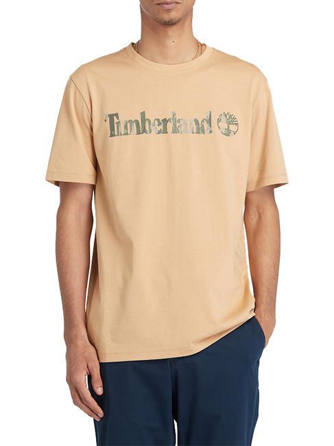 TIMBERLAND KENNEBEC RIVER TREE LOGO  Cotton T-Shirt light wheat boot - T-shirt