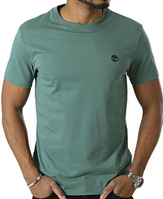 TIMBERLAND SS DUNRIVER CREW Cotton T-shirt sea pine - T-shirt