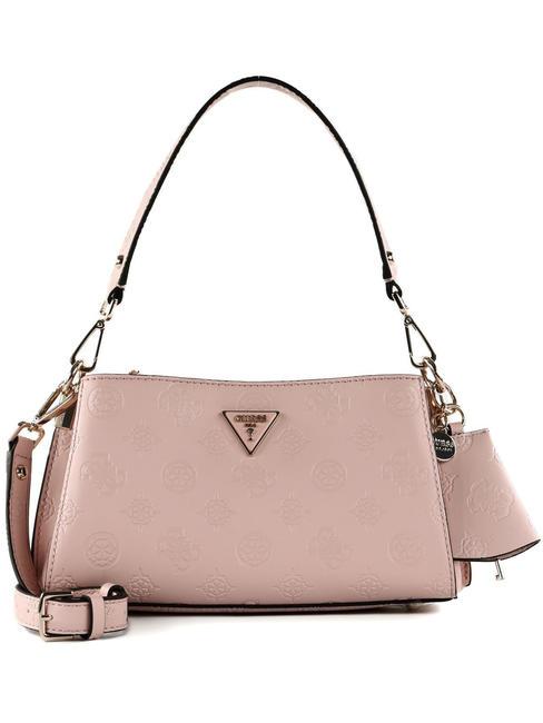 GUESS JENA Handbag, with shoulder strap pale pink logo - Women’s Bags