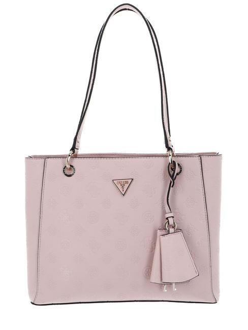 GUESS JENA  Shoulder bag pale pink logo - Women’s Bags