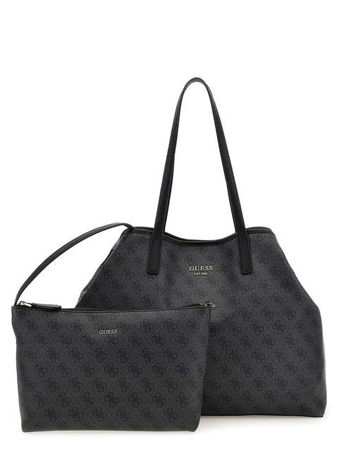 GUESS VIKKY LL  Transformable bag, with clutch bag DARK GRAY - Women’s Bags