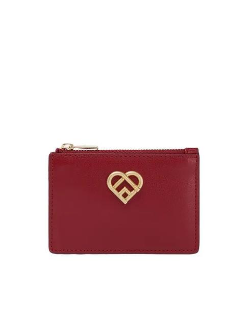 FURLA MY JOY Leather key case CHERRY d - Key holders