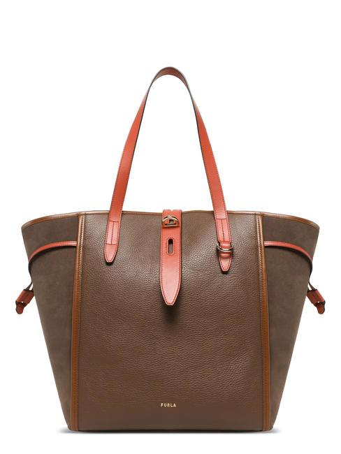 FURLA NET Large tote bag praline tones - Women’s Bags