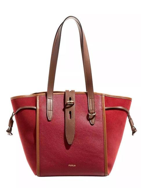 FURLA NET Medium tote bag CHERRY TONES - Women’s Bags