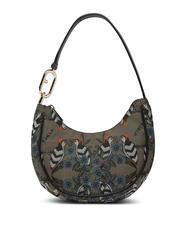 FURLA PRIMAVERA Shoulder bag in jacquard fabric - Women’s Bags