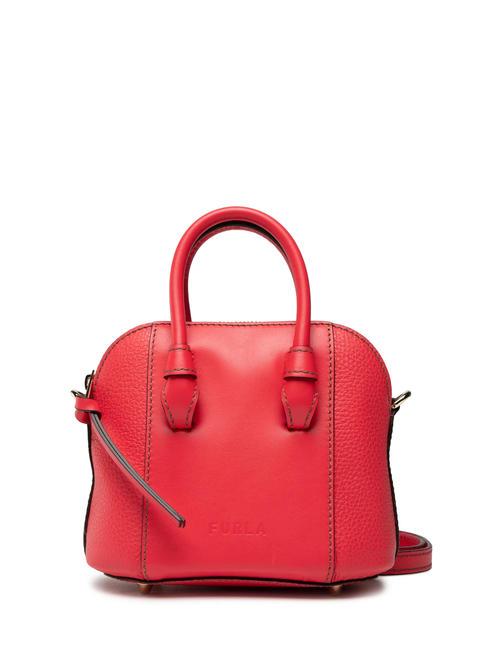 FURLA MIASTELLA Leather handbag with shoulder strap flame - Women’s Bags