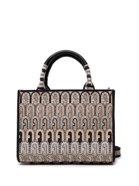 FURLA OPPORTUNITY Handbag in jacquard fabric desert tones - Women’s Bags