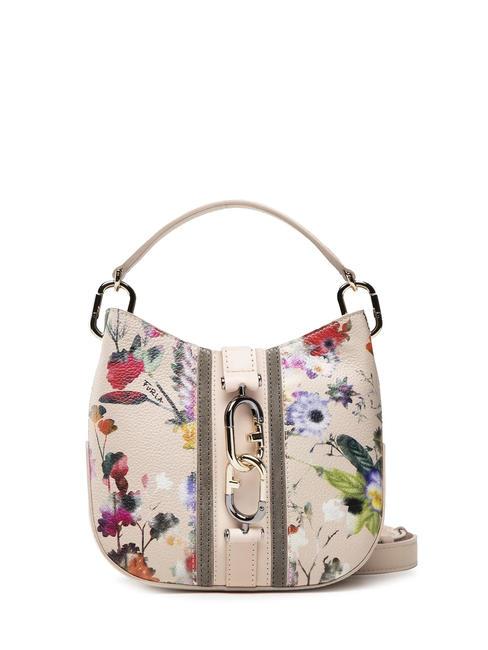 FURLA SIRENA Mini floral print leather bag toni ballerina+salvia c - Women’s Bags