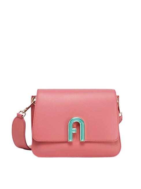 FURLA GEMMA Leather shoulder bag water lily - Women’s Bags