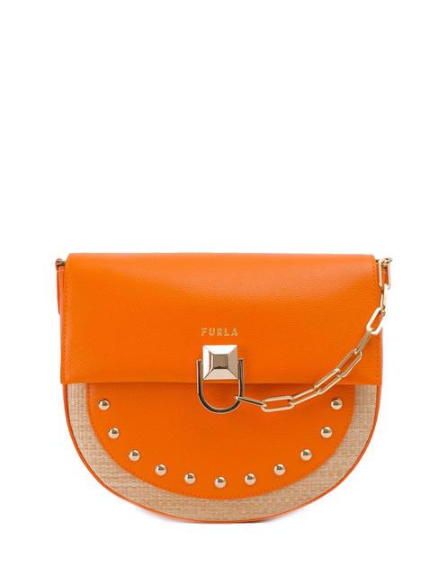 FURLA MISS MIMI Small shoulder bag desert+tangerine - Women’s Bags