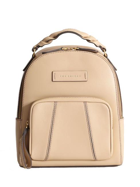 THE BRIDGE BRIGIDA Leather backpack natural abb. gold - Women’s Bags