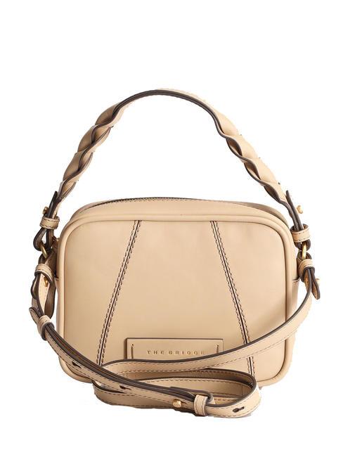 THE BRIDGE BRIGIDA  Mini hand bag, with shoulder strap natural abb. gold - Women’s Bags